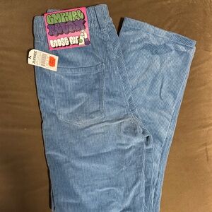 Blue XS empire corduroys